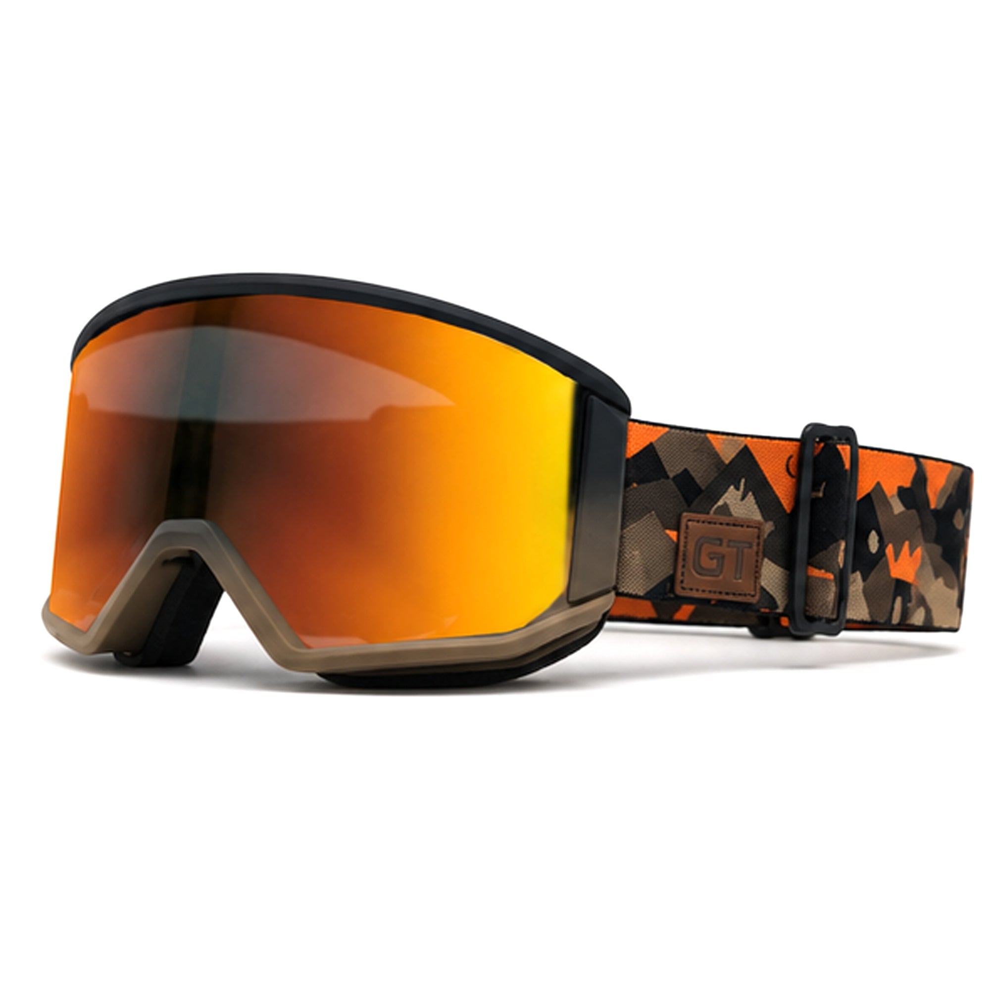 Side view of Backcountry Pro snow goggles by MHDUB with wide field of view