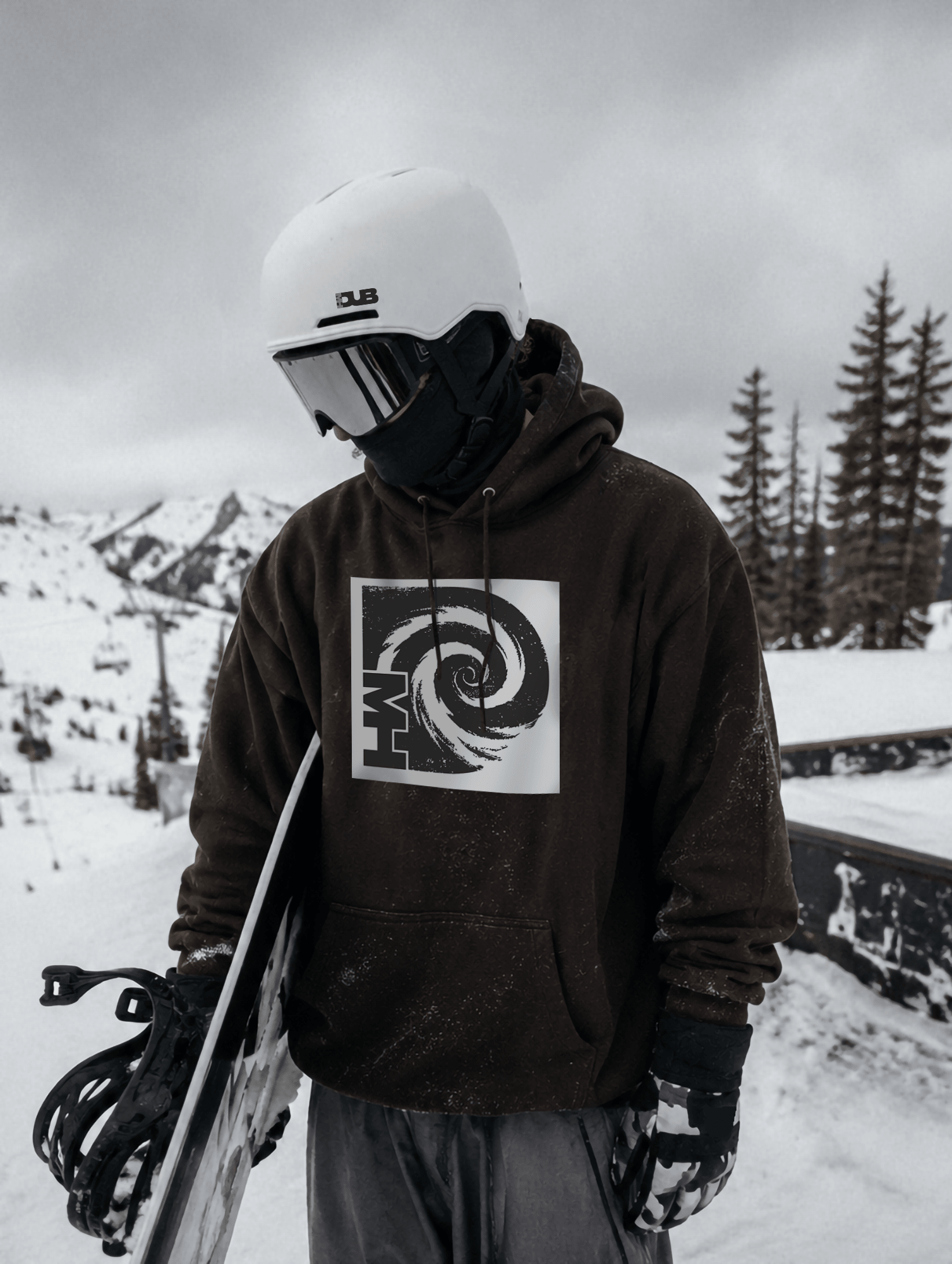 Ghost Face Snowboard Helmet